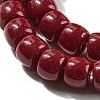 Opaque Glass Beads Strands X-GLAA-NH0002-B07-4