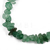 Natural Green Aventurine Chips Beaded Stretch Bracelet for Women PW-WG72437-03-6