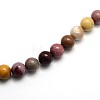 Natural Mookaite Round Beads Strands G-O047-12-8mm-2