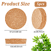 Wood Cork Stopper AJEW-WH0473-09-2