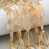 Heated Natural Citrine Beads Strands G-L650-E01-01-1