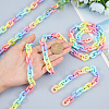 2Strands Handmade Acrylic Cable Chains AJEW-AR0001-11-3