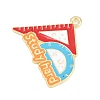 Back to School Alloy Enamel Pendants FIND-E054-02H-1