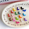 Opaque Acrylic European Beads OACR-M027-01L-1