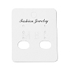 Paper Jewelry Display Cards CDIS-M005-33B-2
