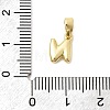 Brass Letter Charms KK-G554-22G-N-3