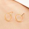 316 Stainless Steel Stud Earrings EJEW-D339-05G-3