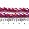 Opaque Glass Beads Strands EGLA-A035-P8mm-L16-4