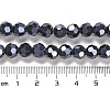 Electroplate Opaque Glass Beads Strands LS-EGLA-A035-P8mm-A18-4