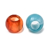 Opaque Acrylic Imitation Gemstone European Beads AC-CBABC78-07-3