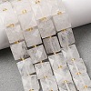 Natural Quartz Crystal Beads Strands G-F839-A31-01-1