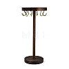 Flat Round Wooden Eyeglasses Organizer Holder ODIS-T002-01B-01-1