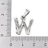 Non-Tarnish 304 Stainless Steel Pendants STAS-F235-01P-W-3