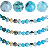 100Pcs Dyed Natural Dragon Veins Agate Beads G-PA0002-39B-1