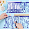 1 Yard Glass Beaded Tassel Ribbon DIY-FG0010-38B-3