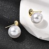 Brass Stud Earring EJEW-H180-05G-2