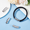 4Pcs 316 Surgical Stainless Steel Bayonet Clasps STAS-UN0059-06-2