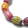 Handmade Millefiori Lampwork Beads Strands LAMP-F035-12D-3