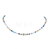 Glass Beaded Necklaces NJEW-JN04896-3