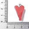 Resin Iron Pendants RESI-D280-16-3