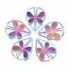 Ion Plating(IP) 304 Stainless Steel Filigree Pendants X-STAS-T057-07-1