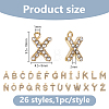 304 Stainless Steel and Rhinestone Pendants STAS-DC0017-51-2