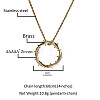 Brass Crystal Rhinestone Crown of Thorns Pendant Alloy Rope Chain Necklaces WGA61EE-02-3