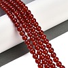 Natural Carnelian Beads Strands G-G338-6mm-01-9