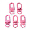 Spray Painted Eco-Friendly Alloy Swivel Snap Hooks Clasps PALLOY-T080-02J-NR-1