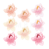 8Pcs 4 Colors Polyester Clothing Patches PATC-PH0001-09-7