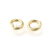 Brass Open Jump Rings KK-V007-004G-03-2