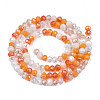 Opaque Glass Beads Strands GLAA-T006-07-A07-3
