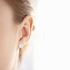 32Pcs 8 Style Brass Clip-on Earring Findings KK-HY0001-04-4