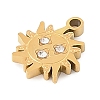 304 Stainless Steel Rhinestone Pendants RB-CBAB4B7-01I-G-2