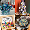200 Sheets Lucky Star Glitter Powder Origami Paper DIY-TADJ0001-09B-6