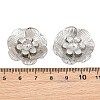 Brass Filigree Cabochons KK-CBACEE9-02D-P-3