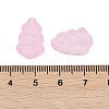 Frosted Transparent Acrylic Beads OACR-P029-04B-05-4