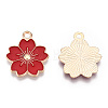 Alloy Enamel Pendants ENAM-S121-115A-2