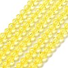 Transparent Glass Beads Strands GLAA-A014-03D-1