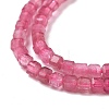 Natural Pink Tourmaline Beads Strands G-C009-B20-4