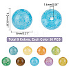 270Pcs 9 Colors Imitation Cracked Jade Glass Beads Sets GLAA-AR0001-37-2
