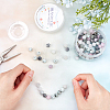 DIY Round Gemstone Stretch Bracelets Making Kits DIY-SC0014-41-4