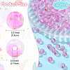 100Pcs Frosted Baking Paint Glass Beads DGLA-YW0001-36D-3