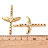 304 Stainless Steel Rhinestone Big Pendants RB-CBA5CCB-05A-G-2
