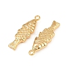 Ocean Theme Brass Pendants KK-F902-07J-G-2