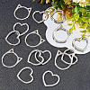 24Pcs 2 Style Alloy Linking Rings FIND-BC0003-32-5