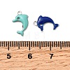 304 Stainless Steel Enamel Charms STAS-Q363-14C-P-3