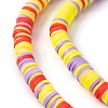 Handmade Polymer Clay Beads Strands CLAY-R089-6mm-T02B-40-6