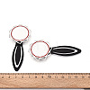 Alloy & Iron Bookmark Cabochon Settings PALLOY-N184-10S-3