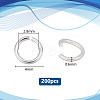 Rack Plating Brass Open Jump Rings KK-PH0010-07A-S-2